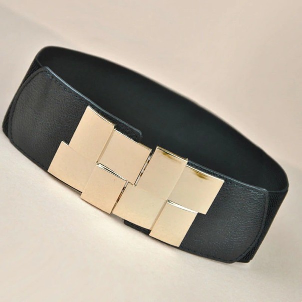 Cintura elastica da donna A2542 nero