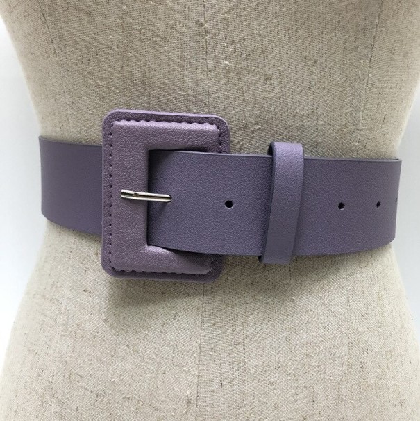 Cintura in pelle da donna L94 viola