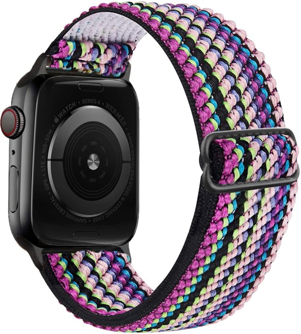 Cinturino in nylon per Apple Watch 42 mm / 44 mm / 45 mm colorato T866 9