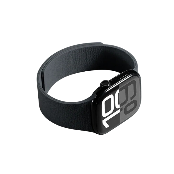 Cinturino per Apple Watch 42/44/45/46/49 mm per Series 1–11 SE 1 2 3 e Ultra 1 2 3 Cinturino magnetico in silicone sostitutivo comodo e flessibile grigio