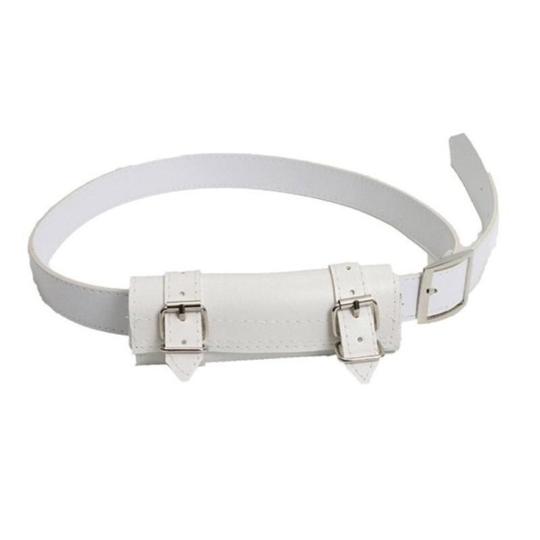 Cinturón de espada samurái blanco