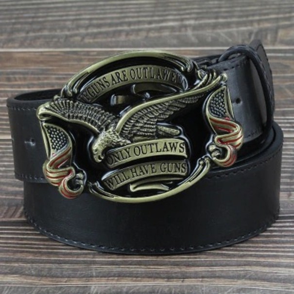 Cinturón de hombre C1050 negro 1