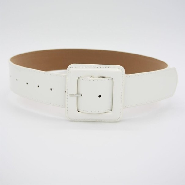 Cinturón de mujer L125 blanco
