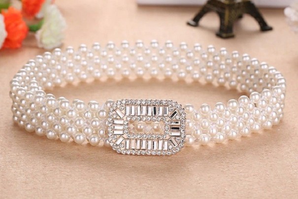 Cinturón de perlas para mujer 1