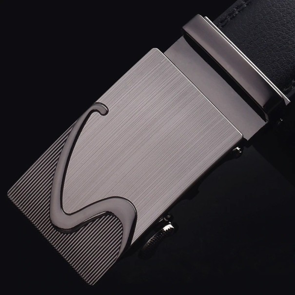 Cinturón de piel para hombre L261 115 cm 4