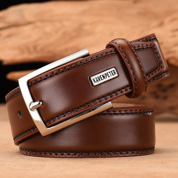 Cinturón de piel para hombre L268 110 cm 14
