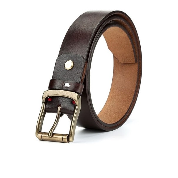 Cinturón de piel para hombre L287 125 cm 16