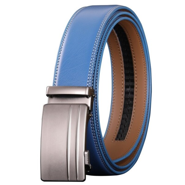 Cinturón de piel para hombre L304 130 cm 5