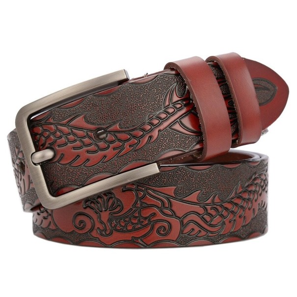 Cinturón de piel para hombre L321 120 cm 11