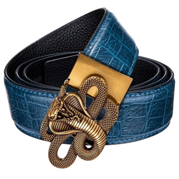 Cinturón de piel para hombre L434 130 cm 11