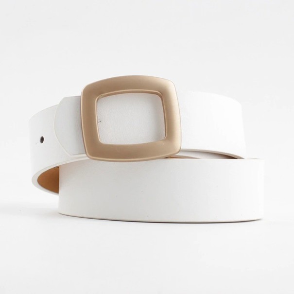 Cinturón de piel para mujer A2531 blanco