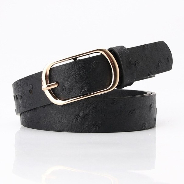 Cinturón de piel para mujer con estampado 7