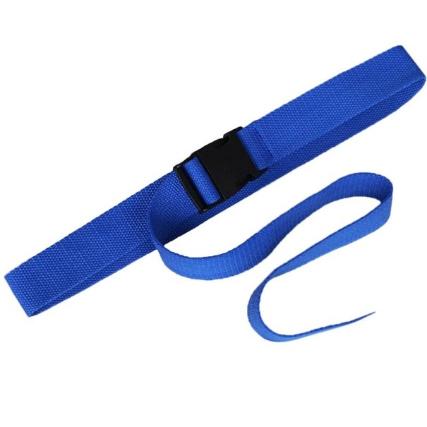 Cinturón de tela L320 azul