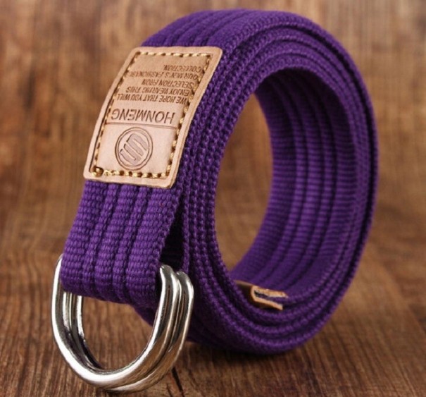 Cinturón de tela L460 morado