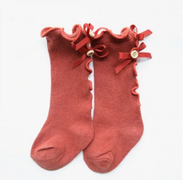 Ciorapi de fată cărămizii 1-3 ani Ciorapi de fată cărămizii 1-3 ani