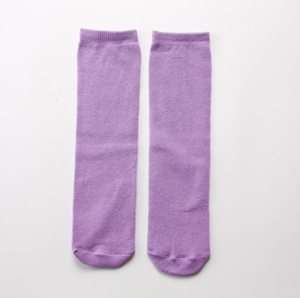 Ciorapi de o culoare pentru copii violet