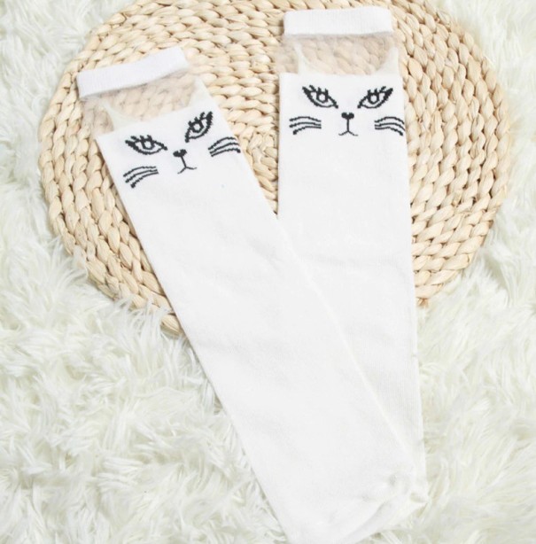 Ciorapi pentru fete - Cat A1504 alb