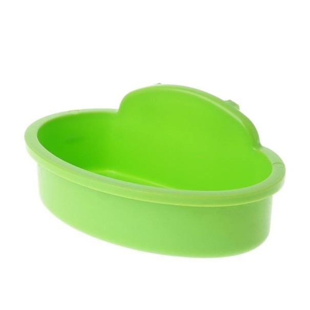 Ciotola sospesa per gabbia 2 pz verde