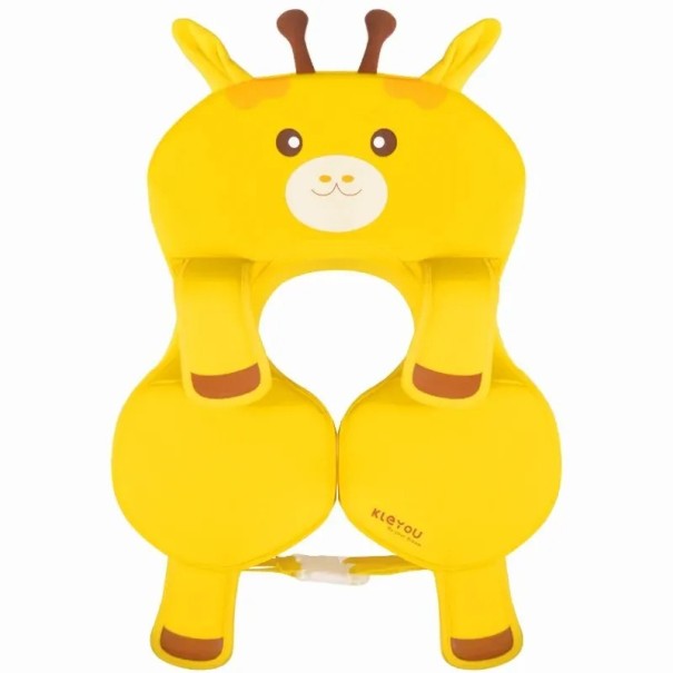 Círculo de natação infantil Girafa Amarela Flutuadores de piscina não infláveis para bebés e crianças de 6 a 36 meses Ferramenta segura para aprender 1