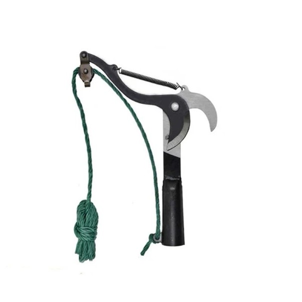 Cisailles télescopiques pour branches jusqu'à 330 cm Taille-haie télescopique avec corde Ébrancheur pour arbres fruitiers Acier à haute teneur en carbone 50 mm noir