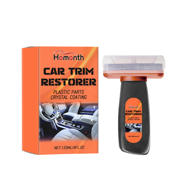 Čistič kokpitu a interiéru auta 120 ml lešticí přípravek  pro palubní desku a plastové části obnovení vzhledu 1
