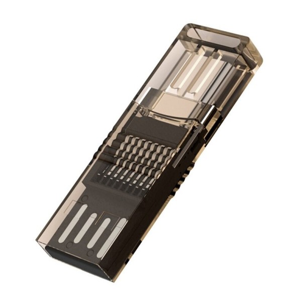 Cititor de carduri de memorie USB-C / USB Micro SD aur