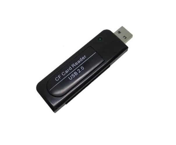 Cititor de carduri de memorie USB CF negru