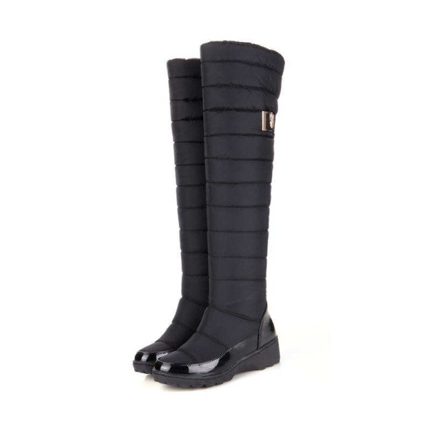 Cizme de iarna dama J1196 negru 38