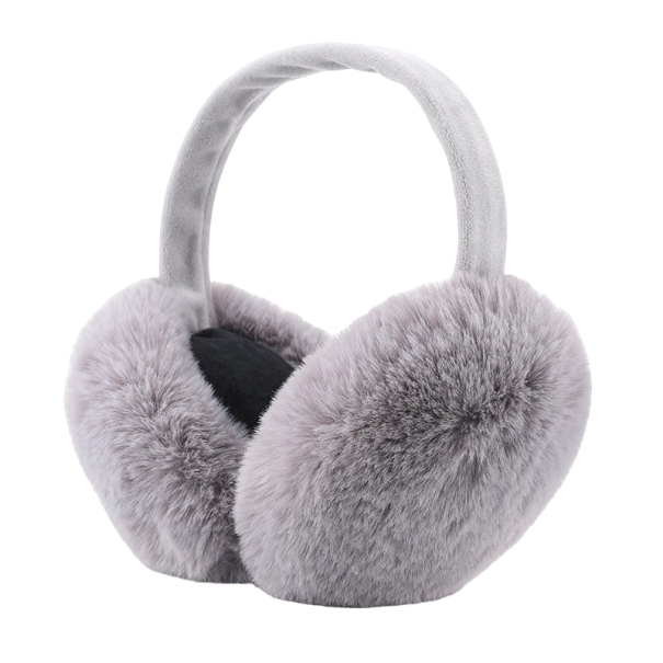 Clapete pentru urechi shaggy gri