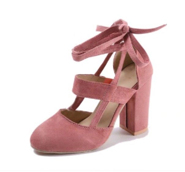 Clara J2401 Damen-Pumps aus Wildleder rosa 37