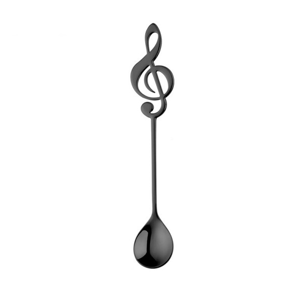 Clave de sol de cuchara negro S