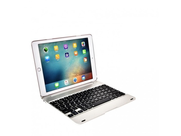 Clavier avec étui de protection pour iPad gris