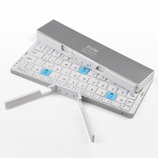 Clavier bluetooth pliable K378 argenté