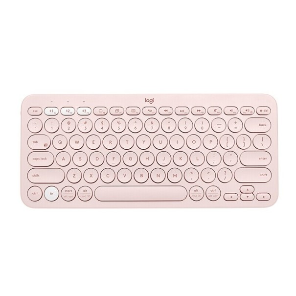 Clavier bluetooth sans fil K301 rose