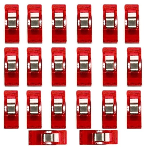 Clavijas de fijación 20 uds. rojo