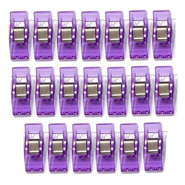 Clavijas de fijación 50 uds. morado