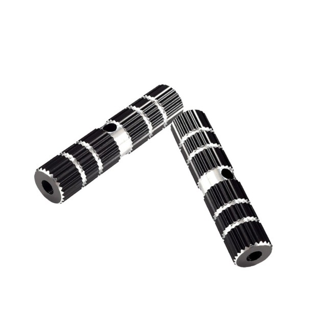 Clavijas para bicicleta negro