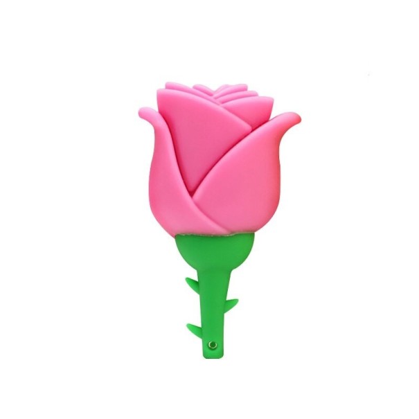 Clé USB en forme de rose rose 8GB