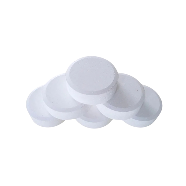 Cleaning Tablets for Pools 50 pcs Chlor Brom Tablets for Hot Tubs Home Water Disinfection Tablets for Pool Water Maintenance 1