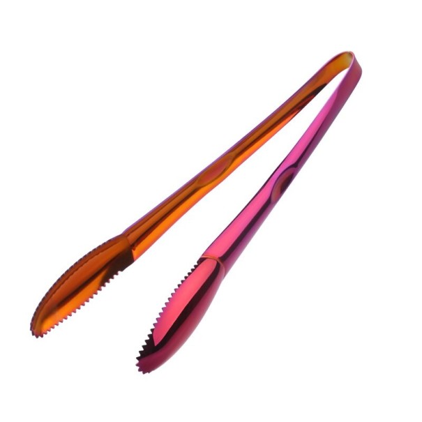 Clesti de servit din otel inoxidabil roșu