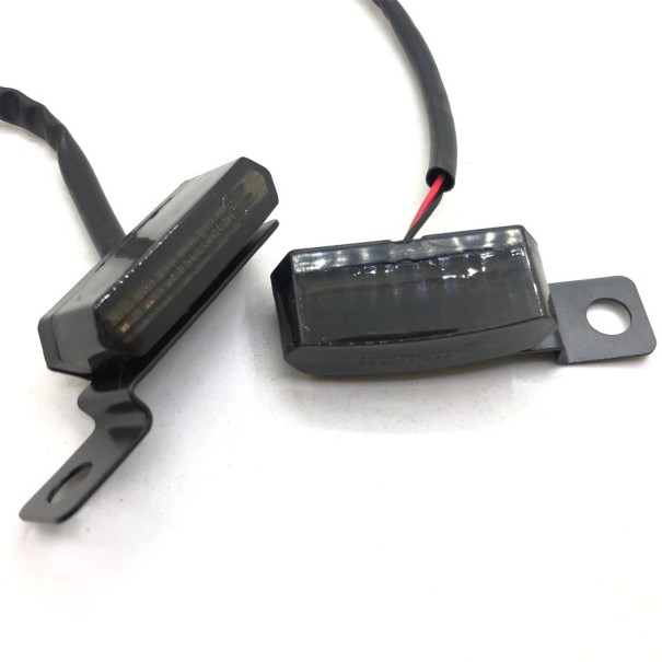 Clignotants LED pour moto 2 pcs N46 noir
