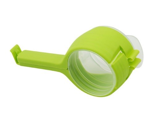 Clip de sellado para bolsas de supermercado J2753 verde