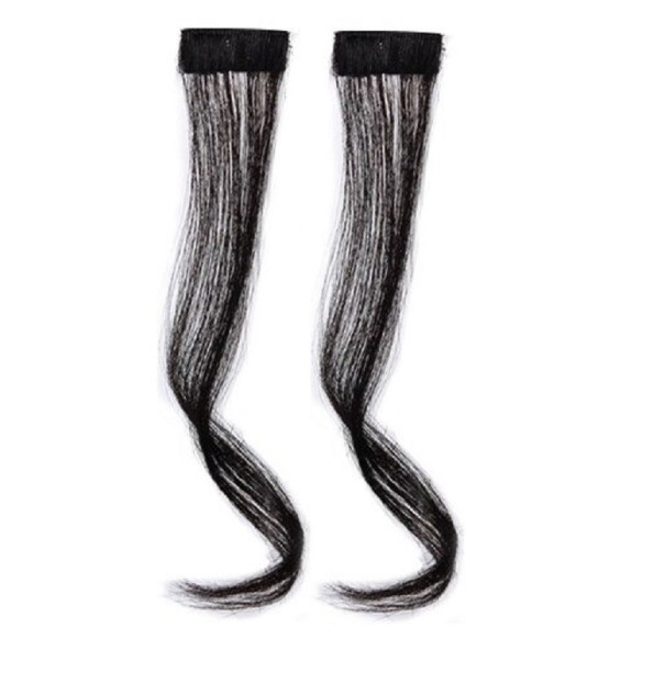 Clip in mechas de cabelo 2 pcs 1