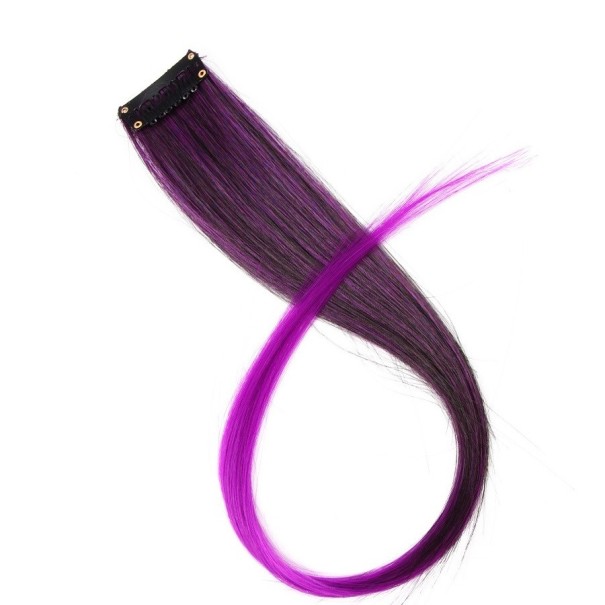 Clip in příčesek 50 cm G3010 fialová