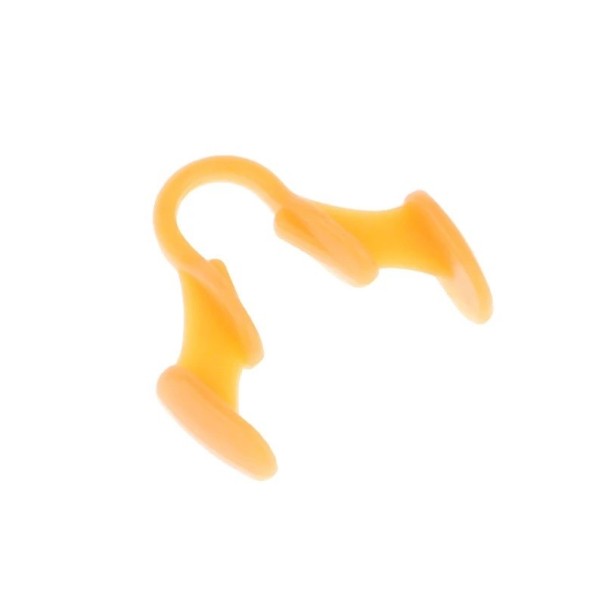 Clip in silicone per il naso contro il russare Clip nasale per prevenire il russare Dispositivo contro il russare 2,2 x 2 cm taglia S arancione
