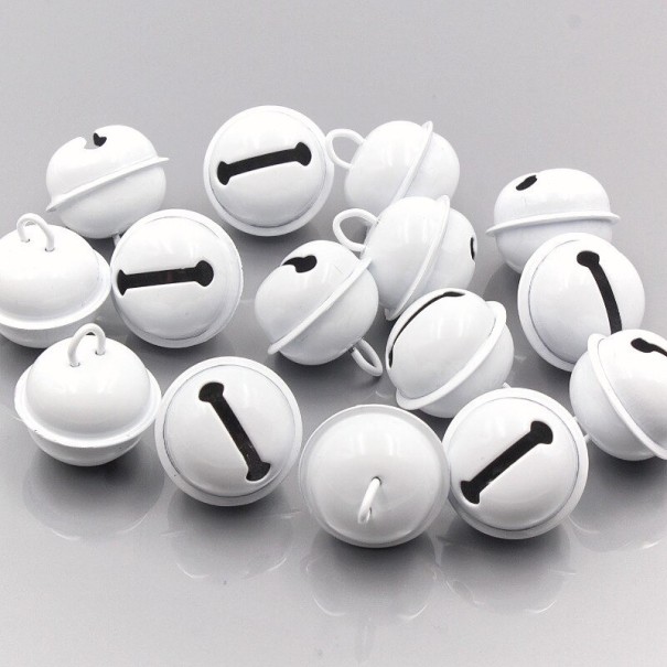Clochettes colorées 20 pcs blanc