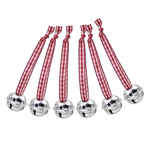 Clochettes de Noël 6 pcs 25 mm
