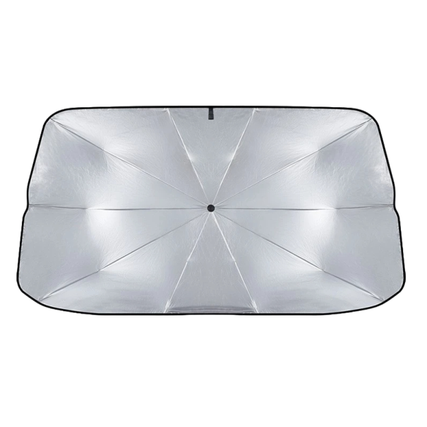 Clona per auto contro il sole Protezione solare per parabrezza 125 x 65 cm 1