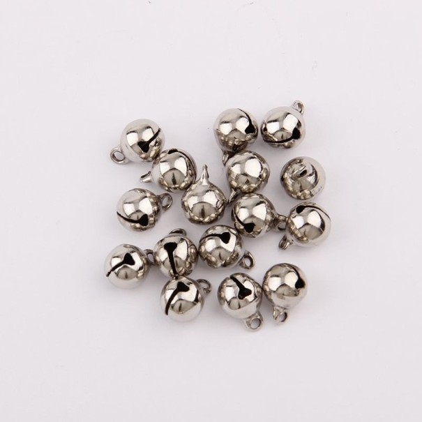 Clopote Jingle 30 buc gri 8 mm