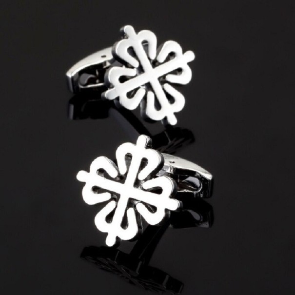 Cloverleaf Cufflinks T1317 silver